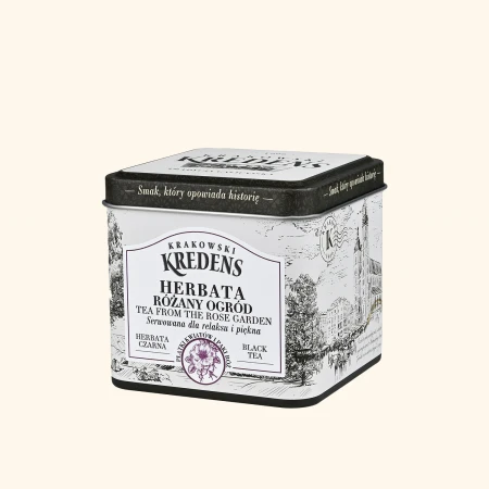 Herbata czarna Różany Ogród - Puszka - Krakowski Kredens