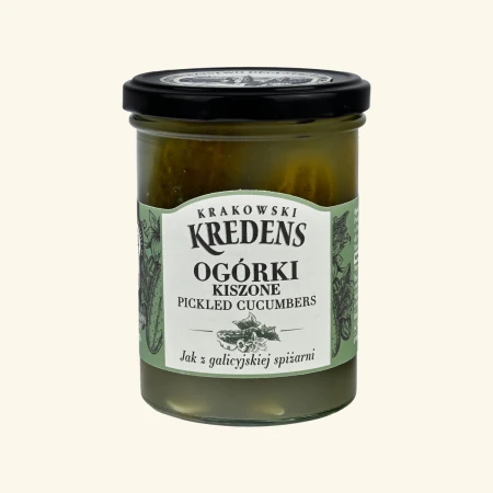 Ogórki kiszone 390 g - Krakowski Kredens