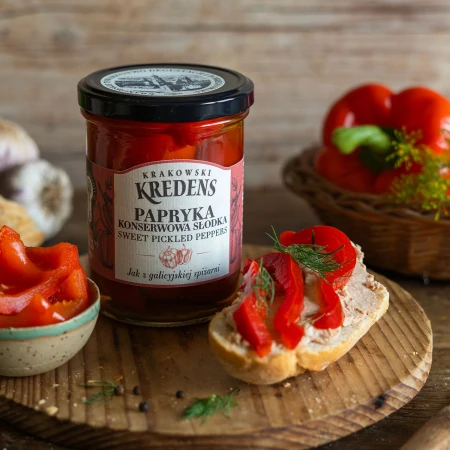 Papryka konserwowa słodka 390g - Krakowski Kredens